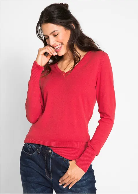 Finstrikket genser, bonprix