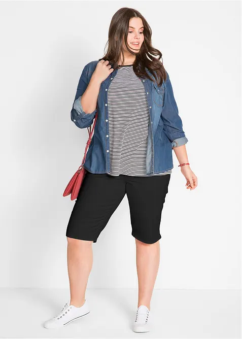 Stretch-bermuda (2-pack), bonprix