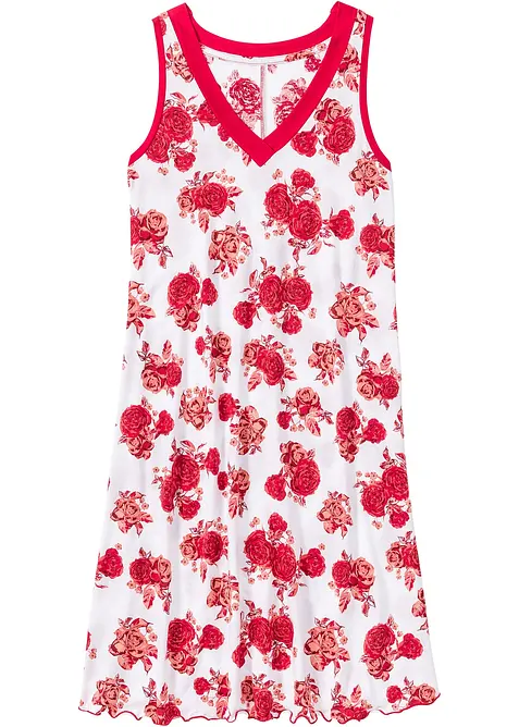 Kort nattkjole i myk viskosemiks, bonprix