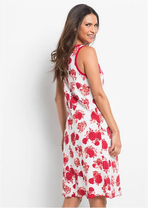 Kort nattkjole i myk viskosemiks, bonprix