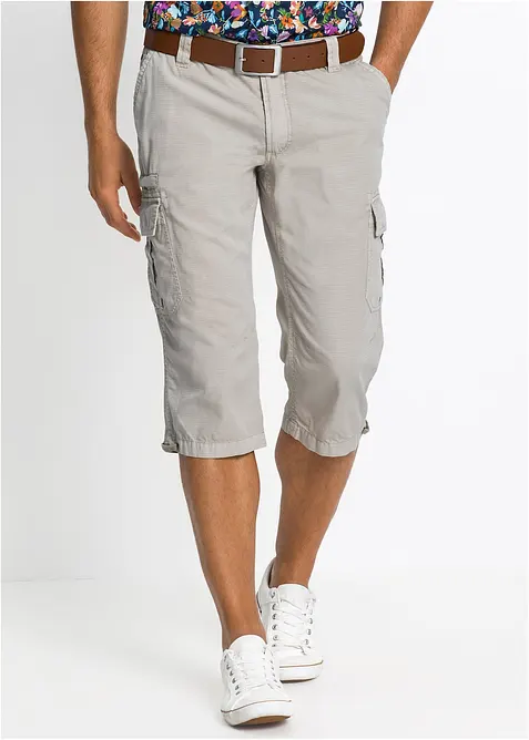Regular Fit-cargo-bermudashorts i 100% bomull, lang, bonprix