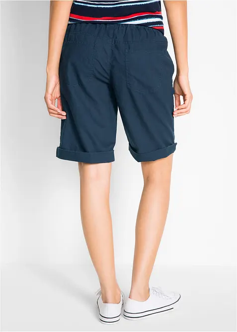 Bermudashorts med lin, bonprix