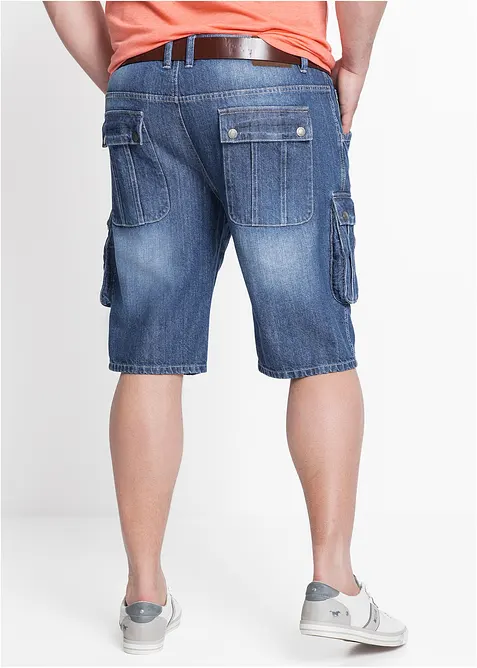 Cargo-bermudashorts i denim, Regular Fit, bonprix