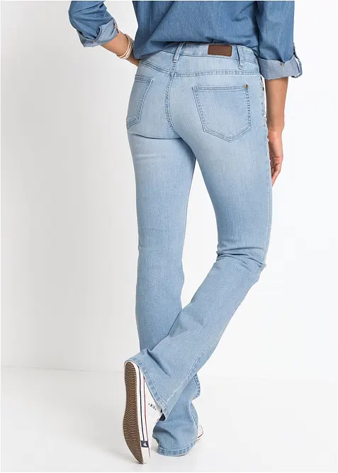 Bootcut-jeans Mid Waist, Komfort-Stretch, bonprix
