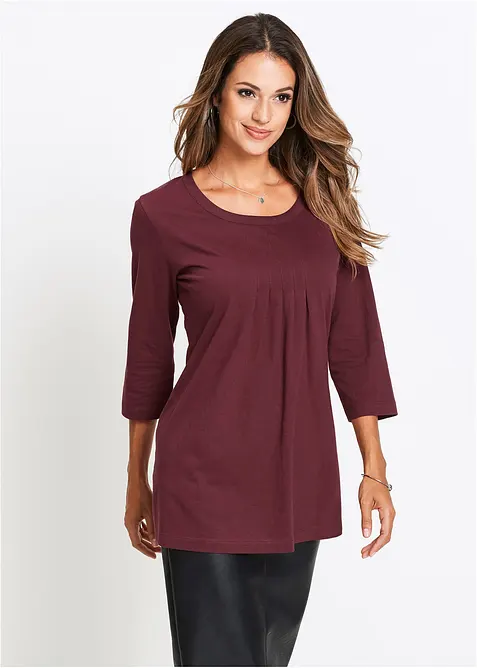 Lang topp i 100% bomull, bonprix