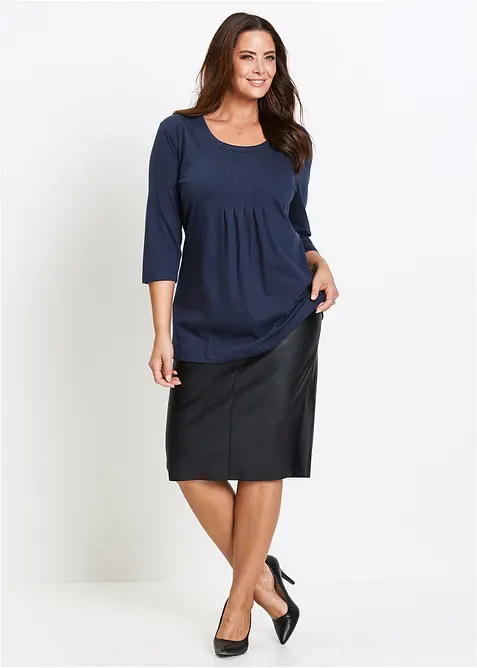 Lang topp i 100% bomull, bonprix