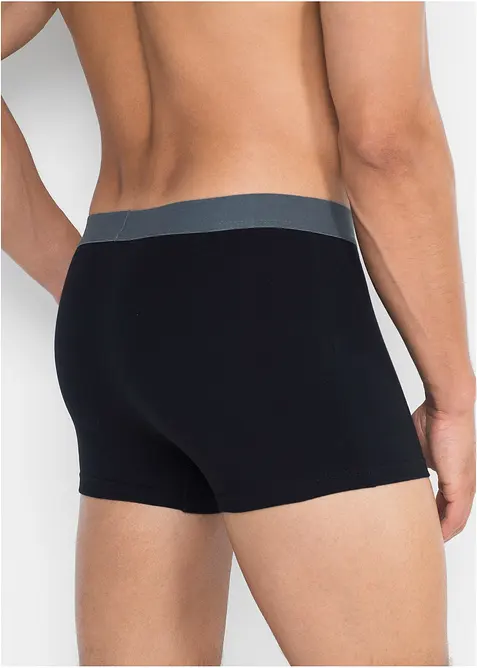 Boksershorts med bomull i ettersittende modell (3-pack), bonprix