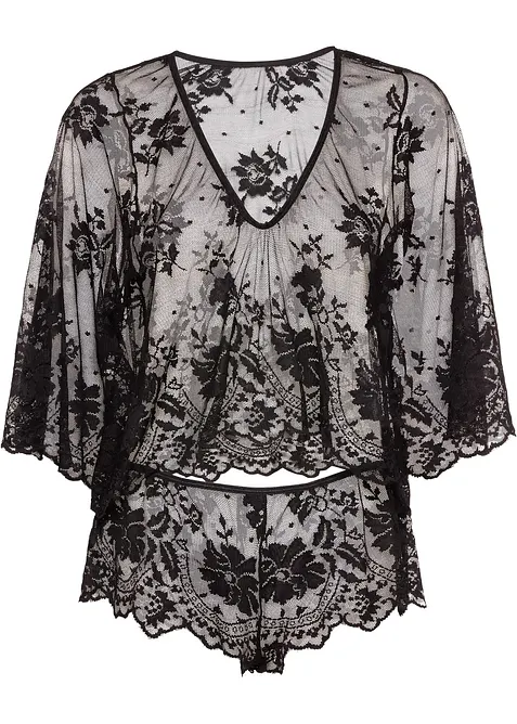 Langermet topp + panty (sett i 2 deler), bonprix