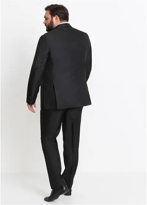 Dress (4-delt sett): blazer, bukse, vest, slips, Regular Fit, bonprix