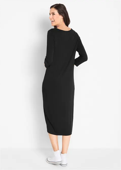 Trikotkjole med 3/4-lange ermer, bonprix