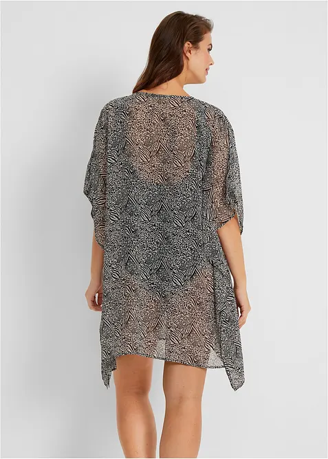 Strandtunika i lett chiffon, bonprix