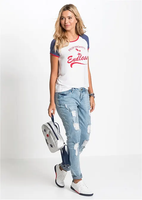 T-skjorte i myk viskose, bonprix