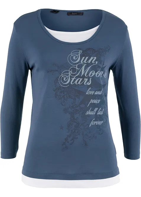 2-i-1 topp, 3/4 arm, bonprix