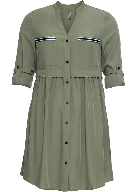 Kort skjortekjole, bonprix