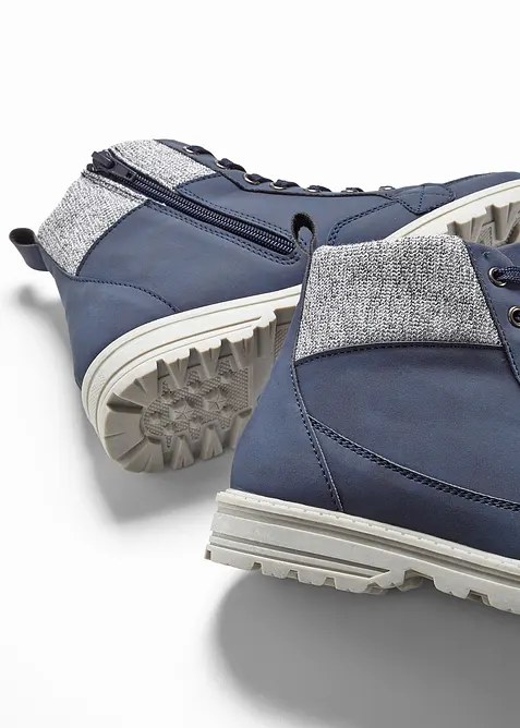 Snøreboots med profilert såle, bonprix