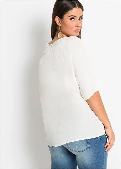 Krinklet tunika av myk viskose, bonprix