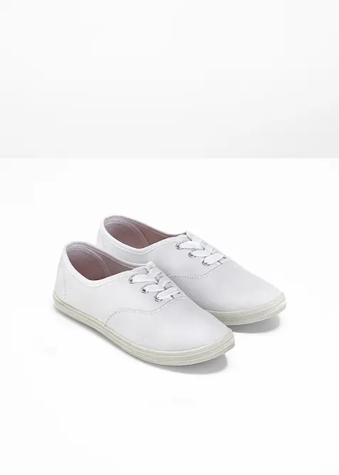 Sneakers i bomullskanvas, bonprix