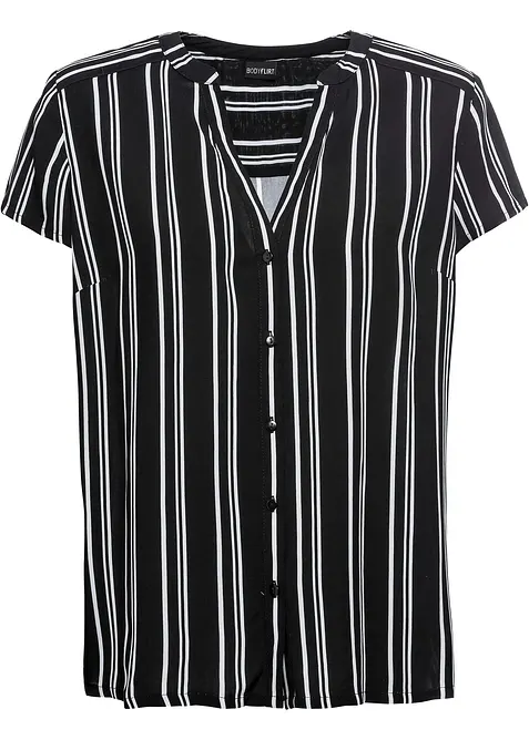 Kortermet bluse i 100% viskose, bonprix
