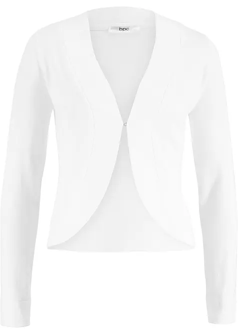 Kort cardigan med viskose, bonprix