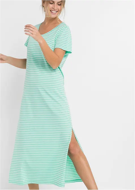 Lang nattkjole i 100% bomull, bonprix