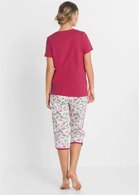 Capri-pyjamas i 100% bomull, bonprix