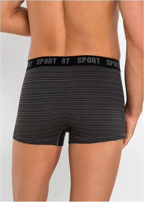 Boksershorts med bomull i ettersittende modell (3-pack), bonprix
