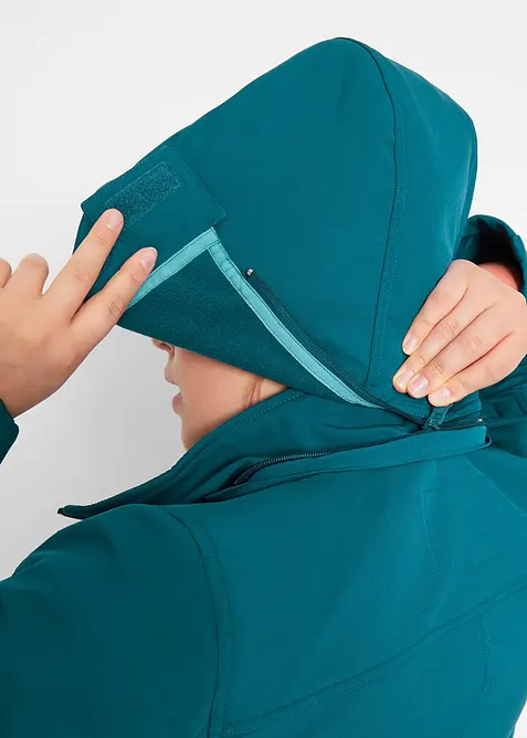 Softshellkåpe, vannavvisende, bonprix