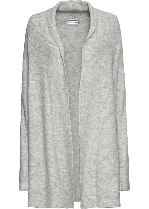 Lang cardigan med sjalskrage, bonprix