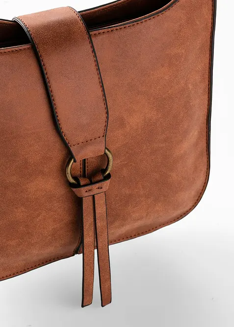 Skulderveske med dekorativ spenne, bonprix