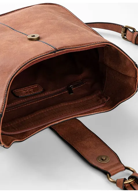 Skulderveske med dekorativ spenne, bonprix