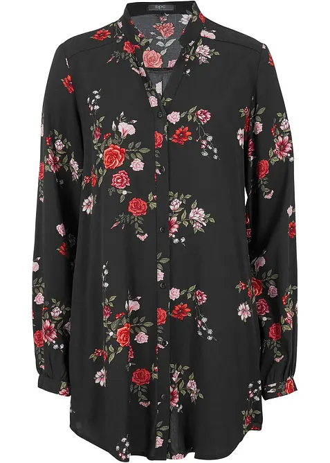 Lang bluse i lett viskose, bonprix