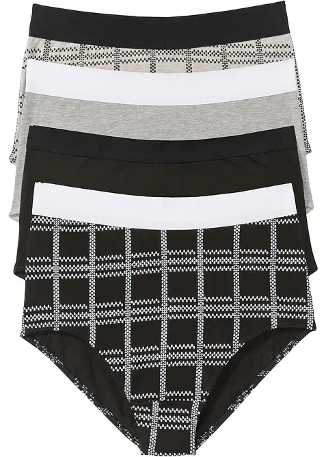 Maxitruse med økologisk bomull (4-pack), bonprix