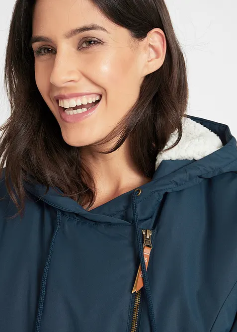 Jakke med teddypels, fôret, bonprix