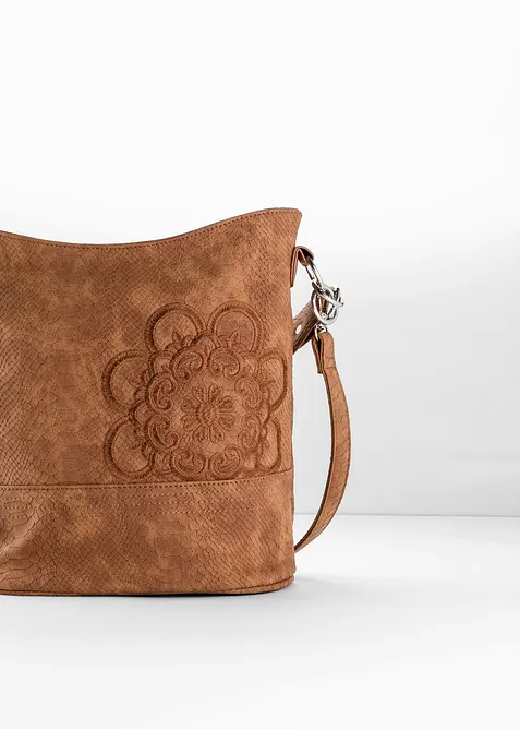 Håndveske med broderi, bonprix