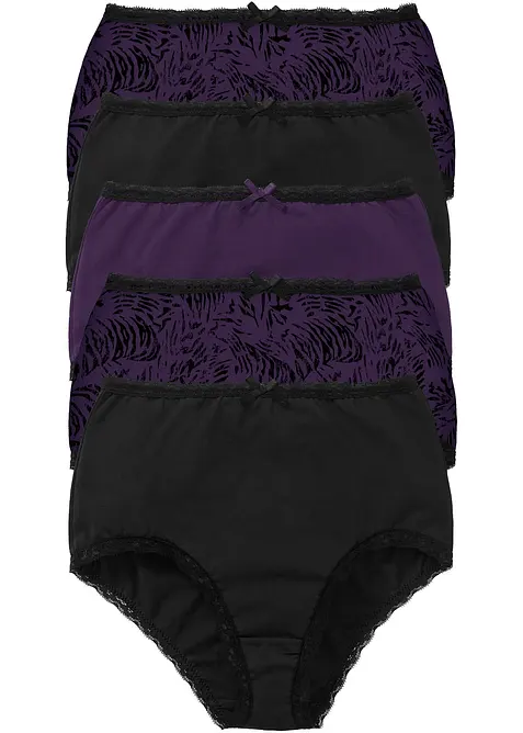 Høy truse (5-pack), bonprix