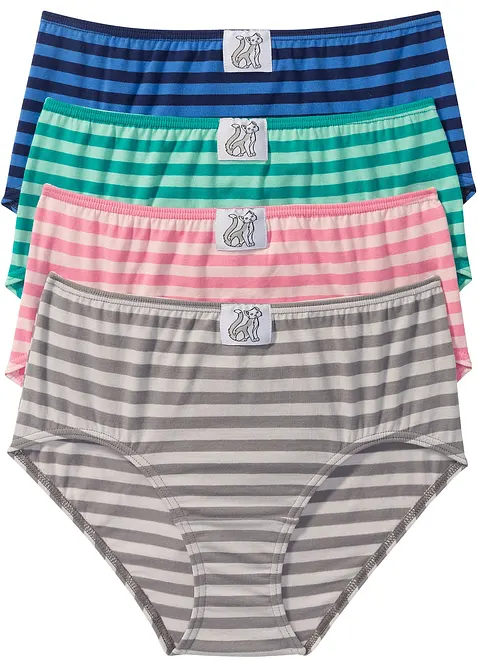 Høy truse (4-pack), bonprix