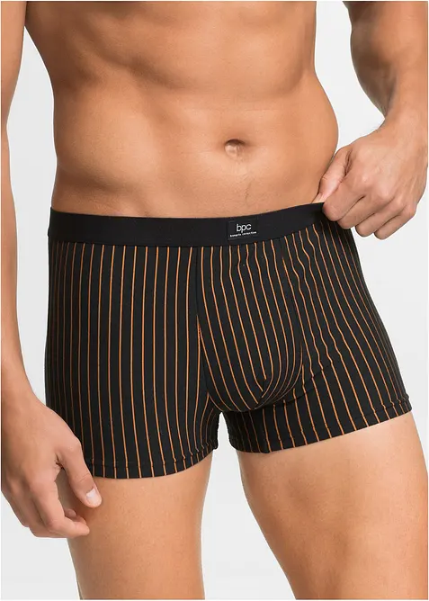 Boksershorts med bomull i ettersittende modell (3-pack), bonprix