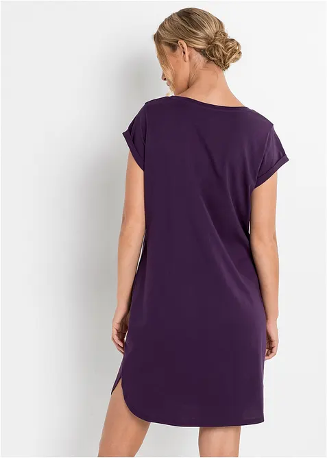 Kort nattkjole i 100% økologisk bomull, bonprix