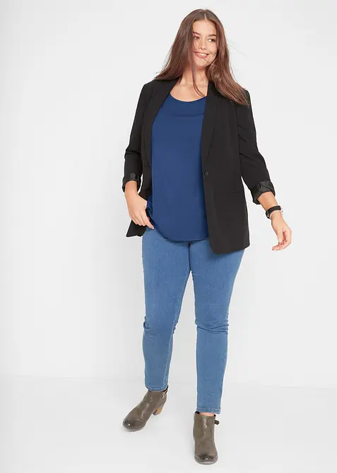 Lang topp av myk viskose, bonprix