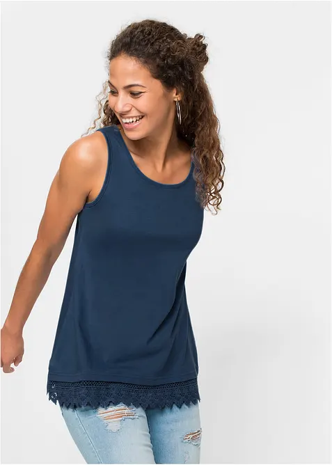 Topp med blonde (2-pack), bonprix