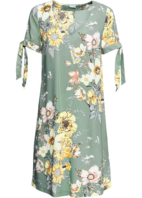 Kjole i lett viskose, bonprix