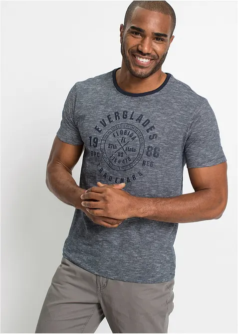 T-skjorte i 100% bomull (2-pack), bonprix