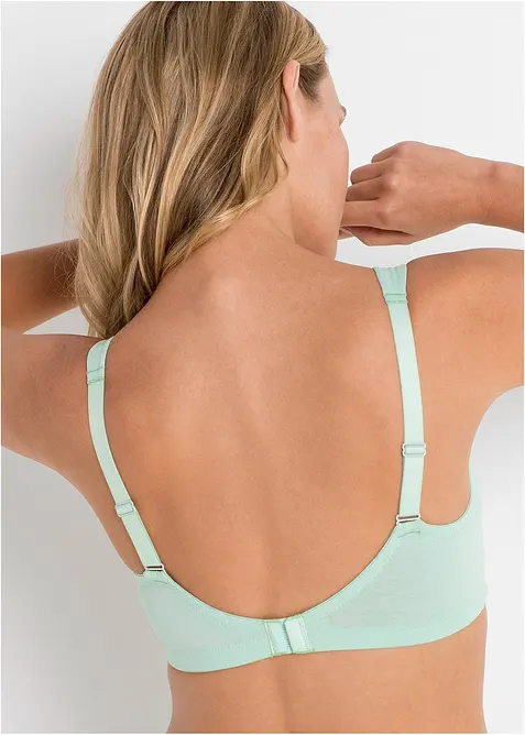 BH uten spiler med bomull (3-pack), bonprix