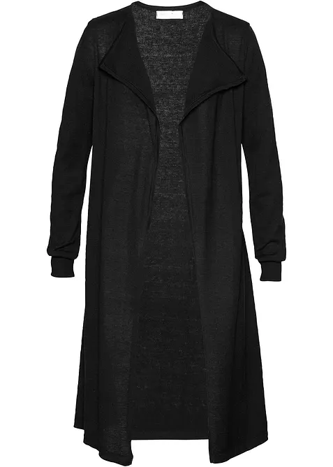 Lang cardigan med bomull, bonprix