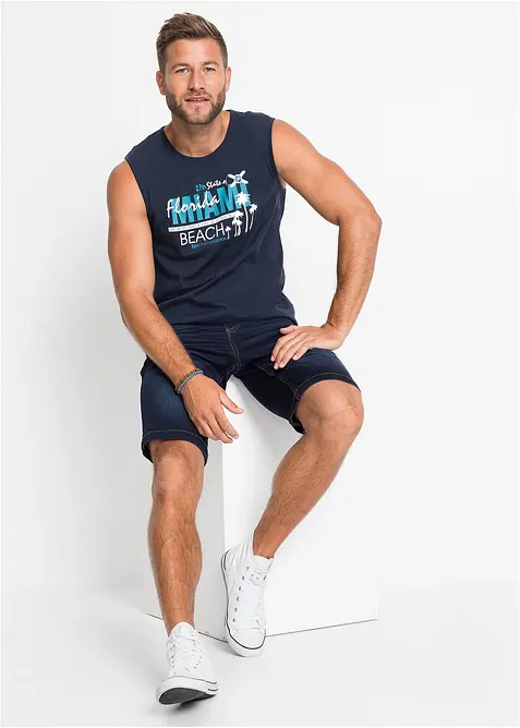 Singlet i 100% &oslash;kologisk bomull, bonprix