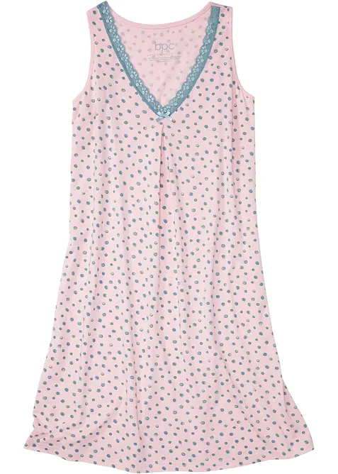 Kort nattkjole i myk viskosemiks, bonprix