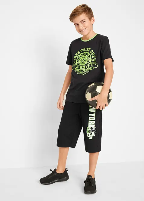 Sweat-bermuda i 100% bomull, bonprix