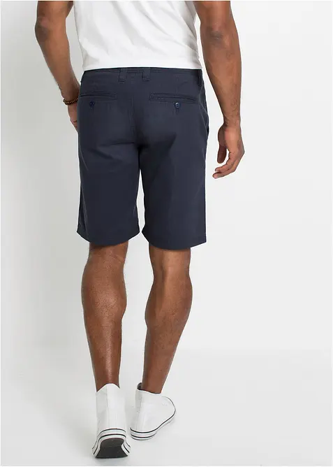 Chinos-bermuda i 100% bomull, Regular Fit, bonprix