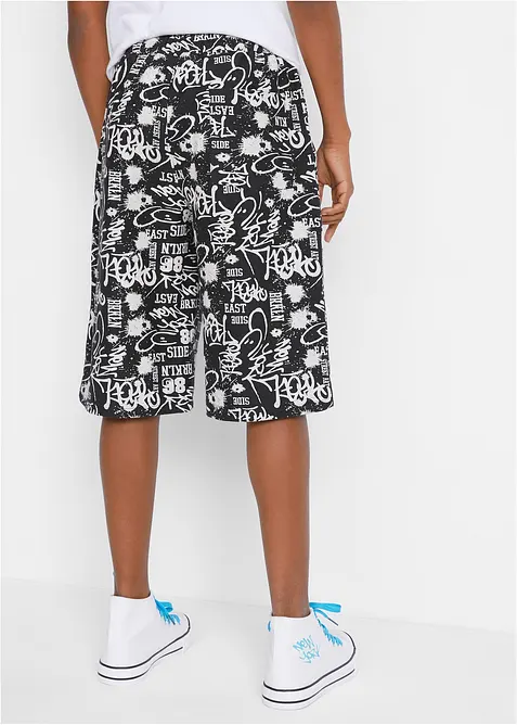 Sweat bermudashorts i 100% økologisk bomull, bonprix