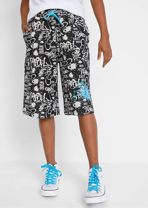 Sweat bermudashorts i 100% økologisk bomull, bonprix